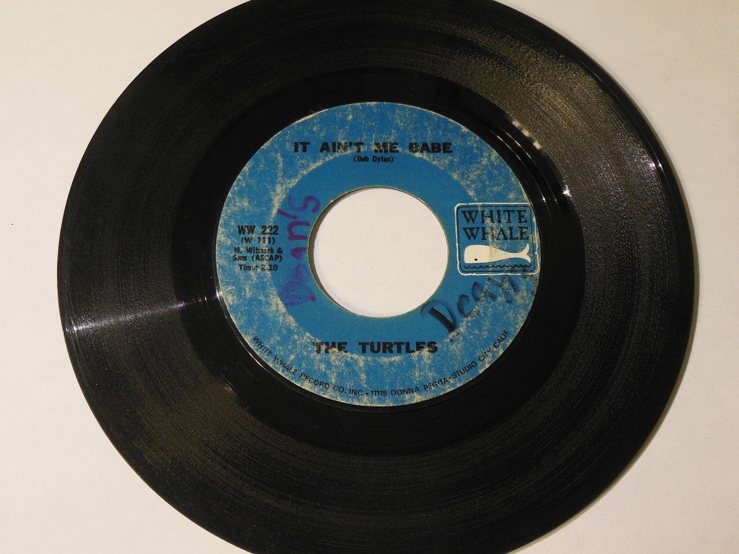 Turtles - It Ain't Me Babe / Almost There