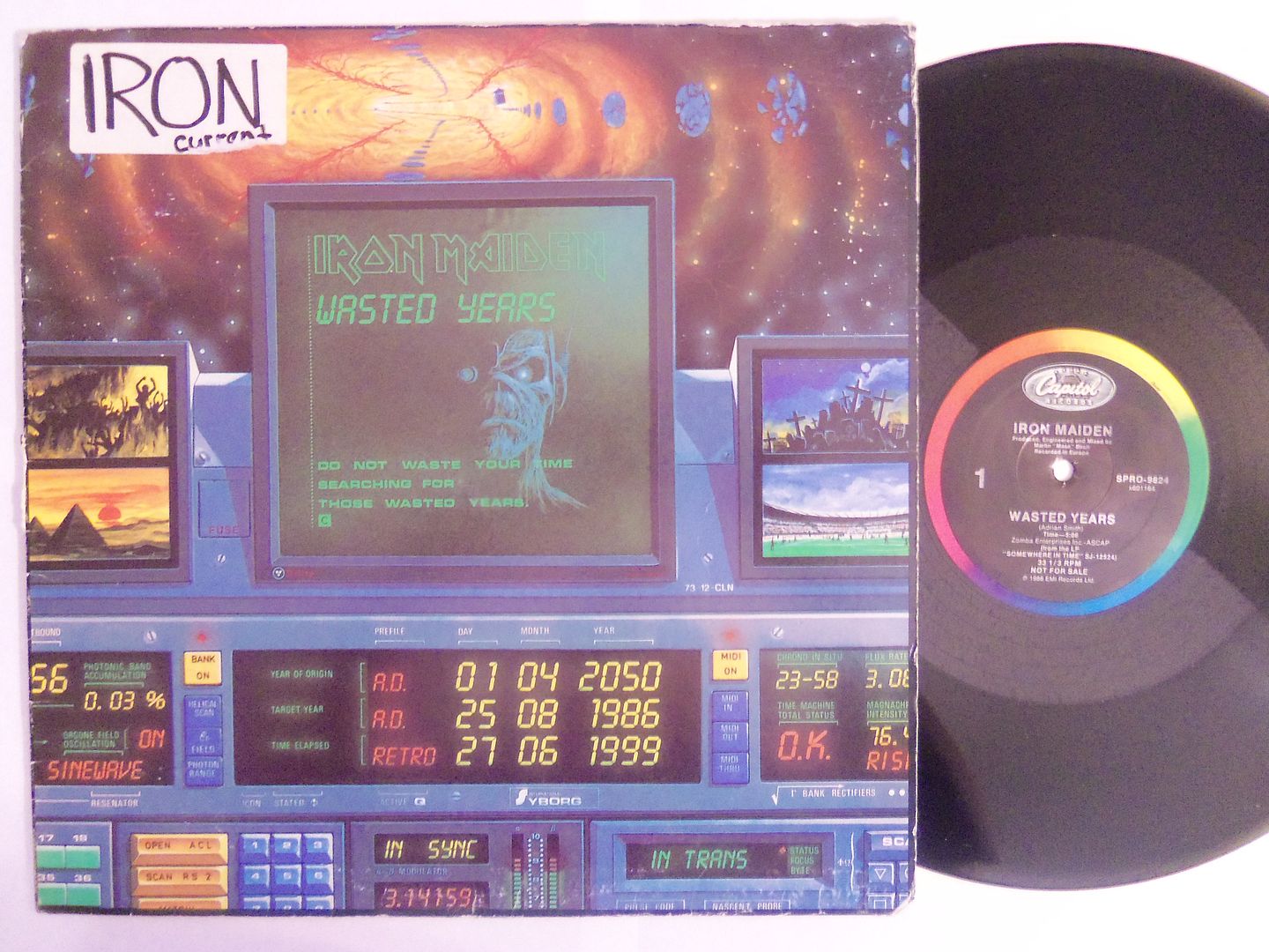 Iron Maiden - Wasted Years (rare Promo)