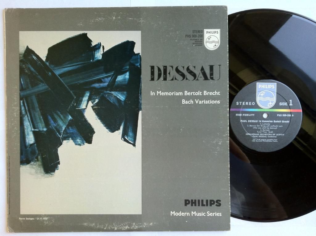 Paul Dessau - Dessau: In Memoriam Bertolt Brecht; Bach Variations