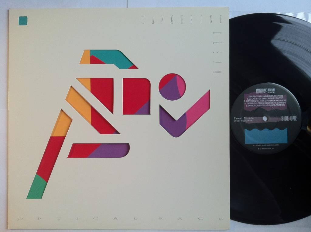 Tangerine Dream Optical Race Records, Vinyl and CDs Hard to Find and