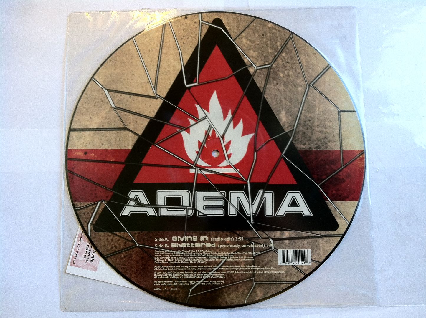 Adema - Giving In / Shattered (picture Disc)