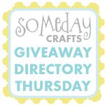 http://i1213.photobucket.com/albums/cc462/seventhirtythreeblog/Someday_Crafts/Giveaway_Directory-1.png