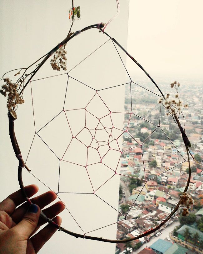 DIY natural style dreamcatcher