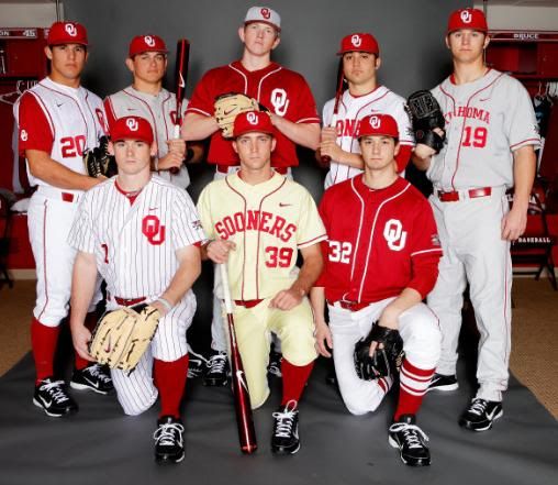 oklahoma baseball uniforms