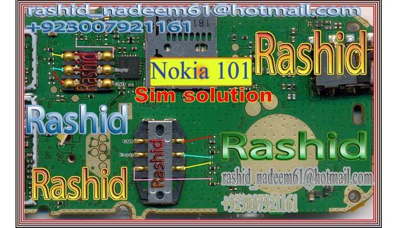 NOKIA 101 insert SIM Solution