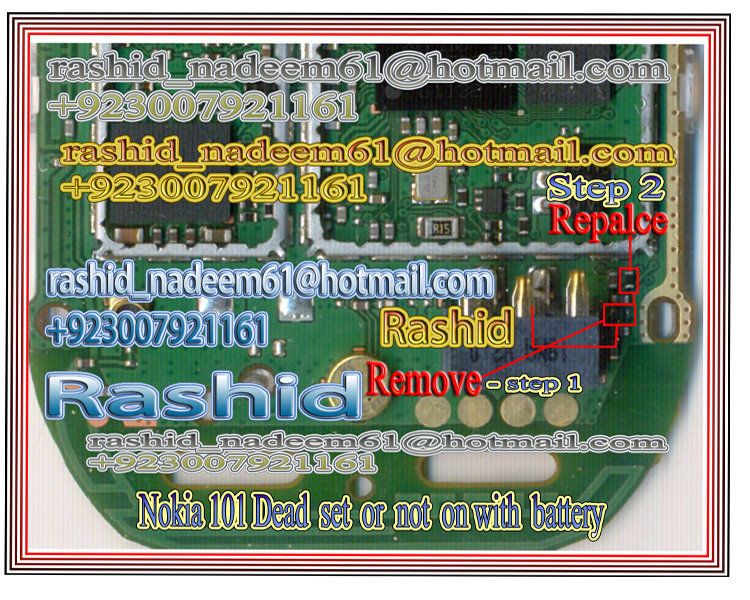 Nokia 101 Not power on with battery solution