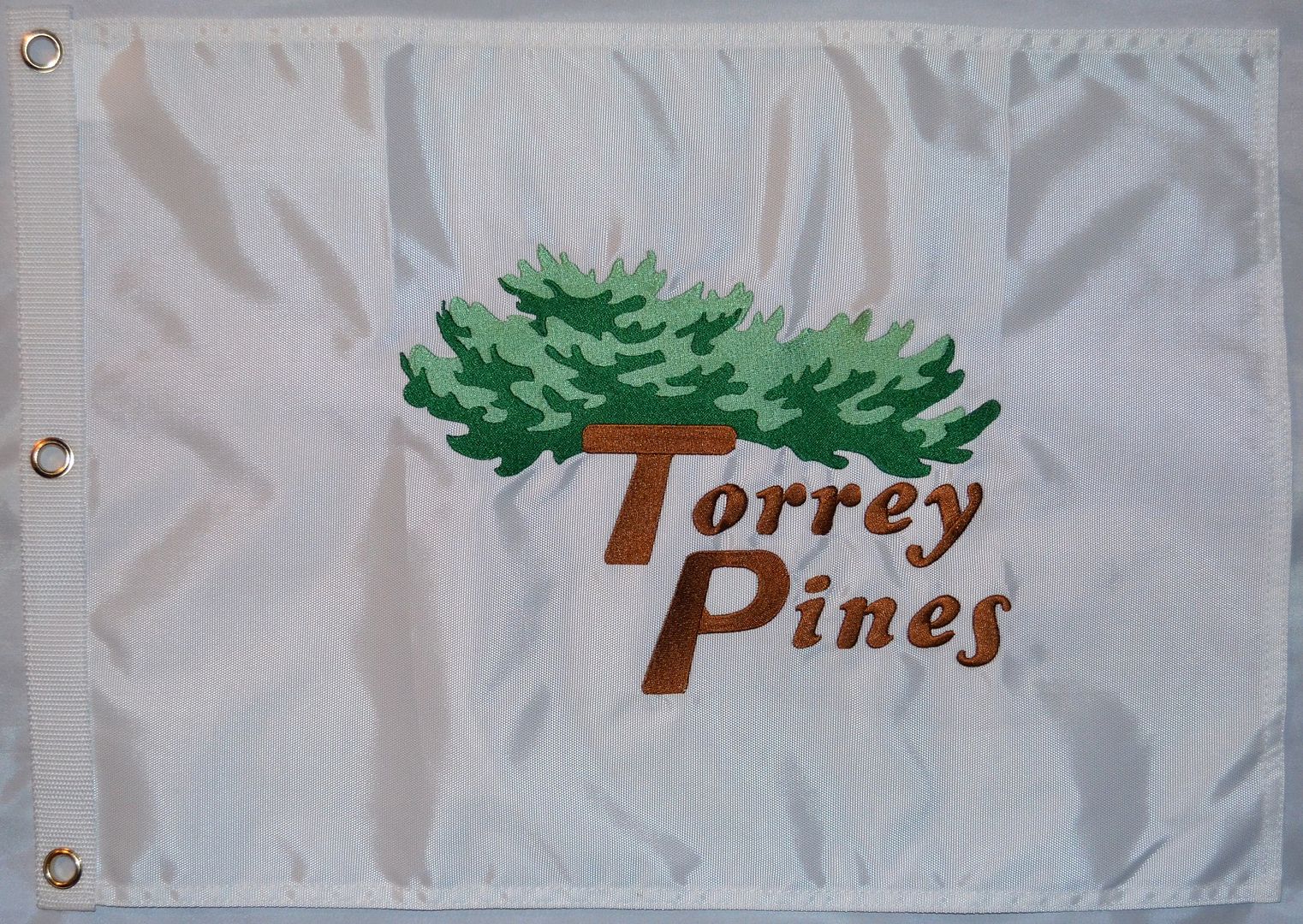 TORREY PINES EMBROIDERED Logo GOLF Pin FLAG eBay