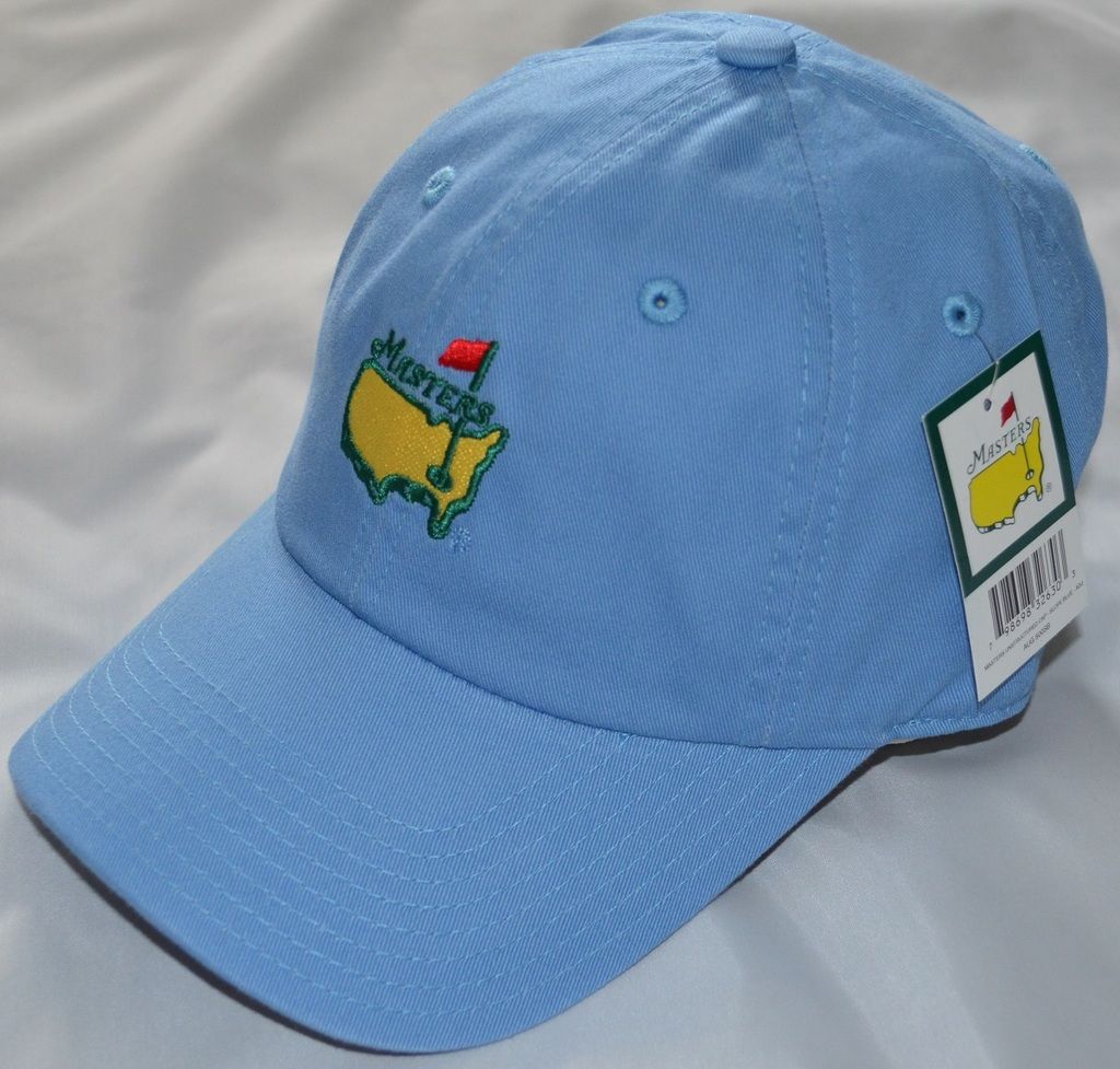 blue golf hat