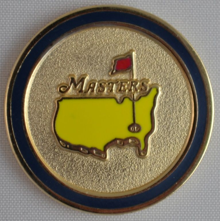 2012 Masters Flat BLUE Ball Mark MARKER from Augusta eBay