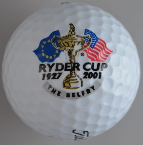 2001 RYDER CUP (THE BELFRY) Titleist GOLF BALL eBay
