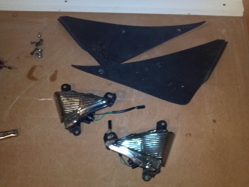 0506 ZX6R flush turns, seat cowl, plastic, clip on, swingarm