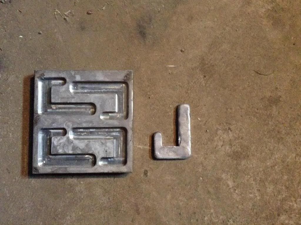 Homemade Lead Decoy Weights / Molds Waterfowl Hunting Nova Scotia