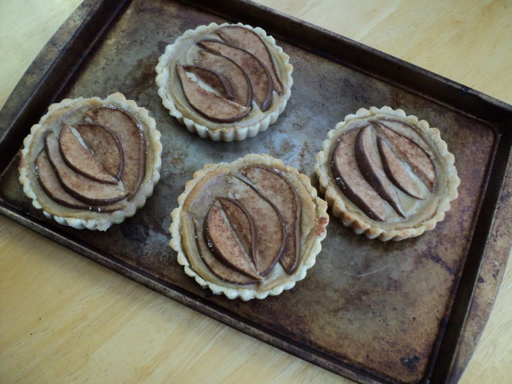 leaves and flours vegan cashew cream tart