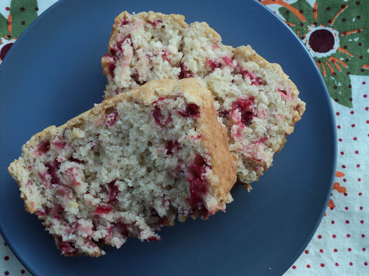 leaves and flours vegan cranberry orange bread