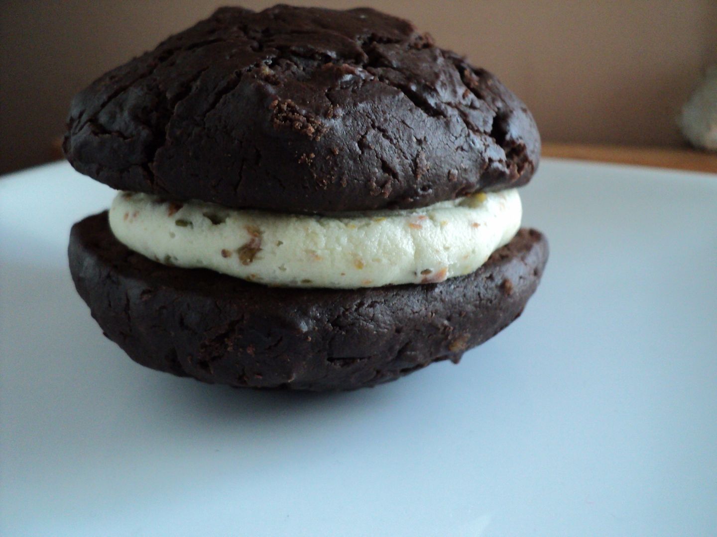 leaves and flours vegan chocolate pistachio whoopie pies