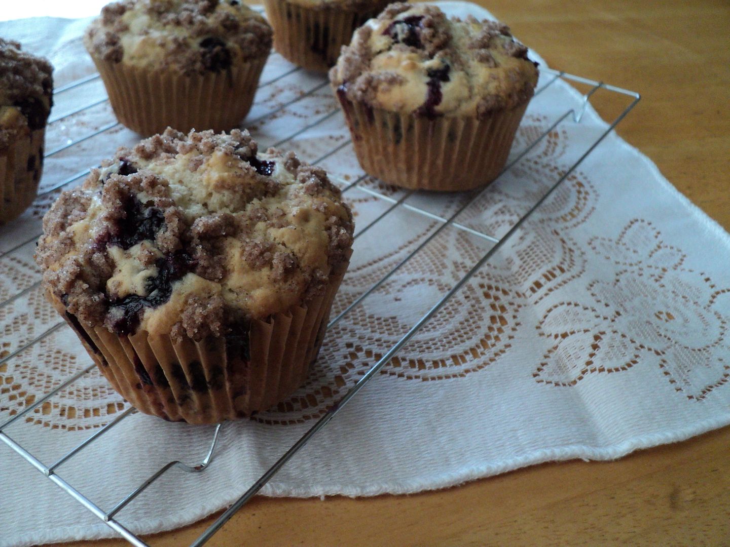 leaves and flours vegan blueberry streusel muffins