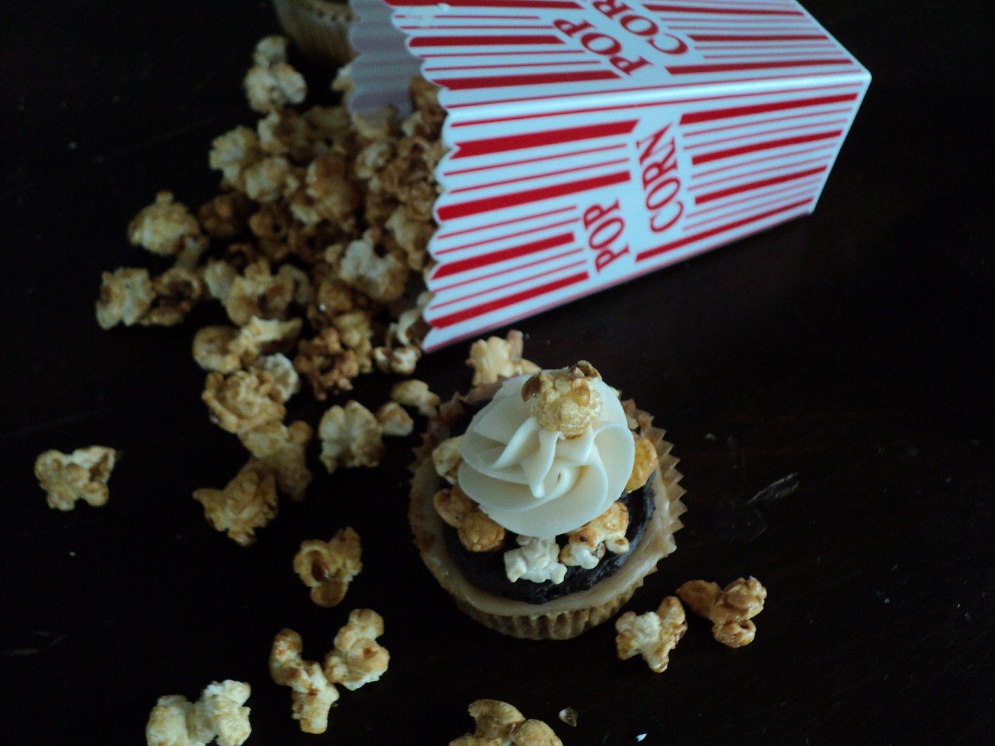 leaves and flours vegan caramel corn snack attack cupcakes