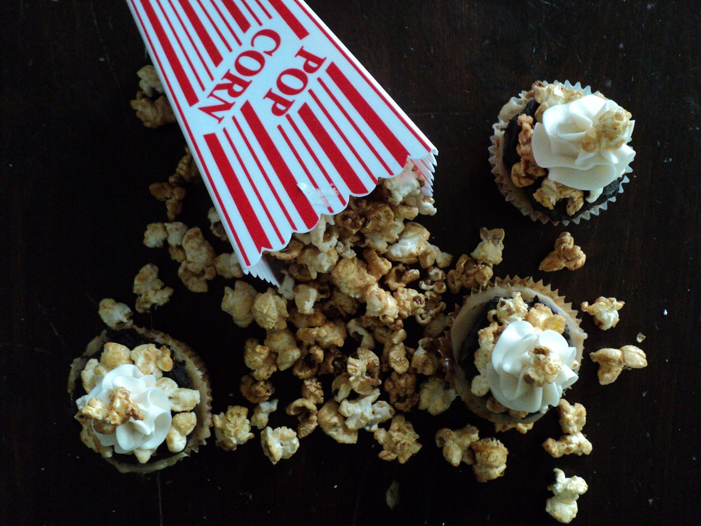 leaves and flours vegan caramel corn snack attack cupcakes