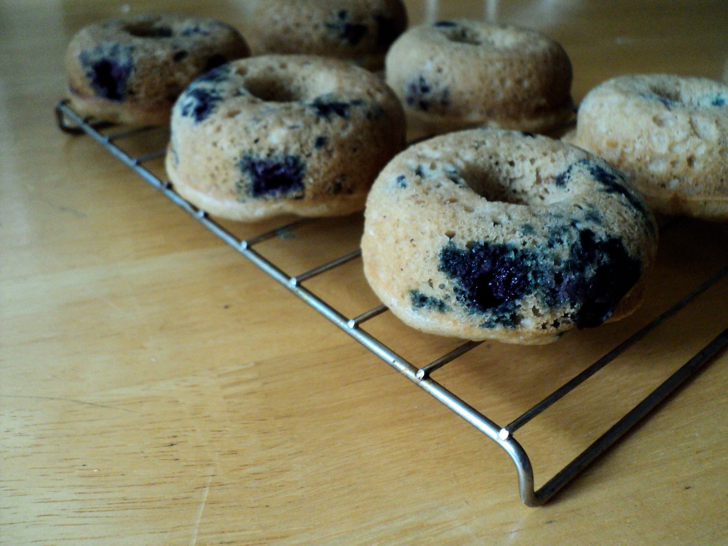 leaves and flours vegan baked blueberry cake donut