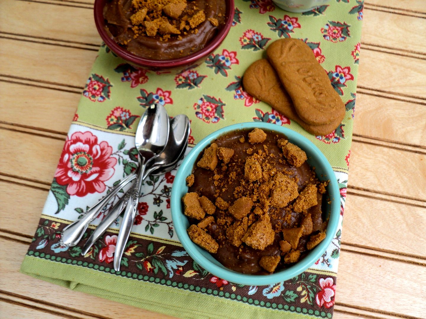 leaves and flours vegan speculoos pudding