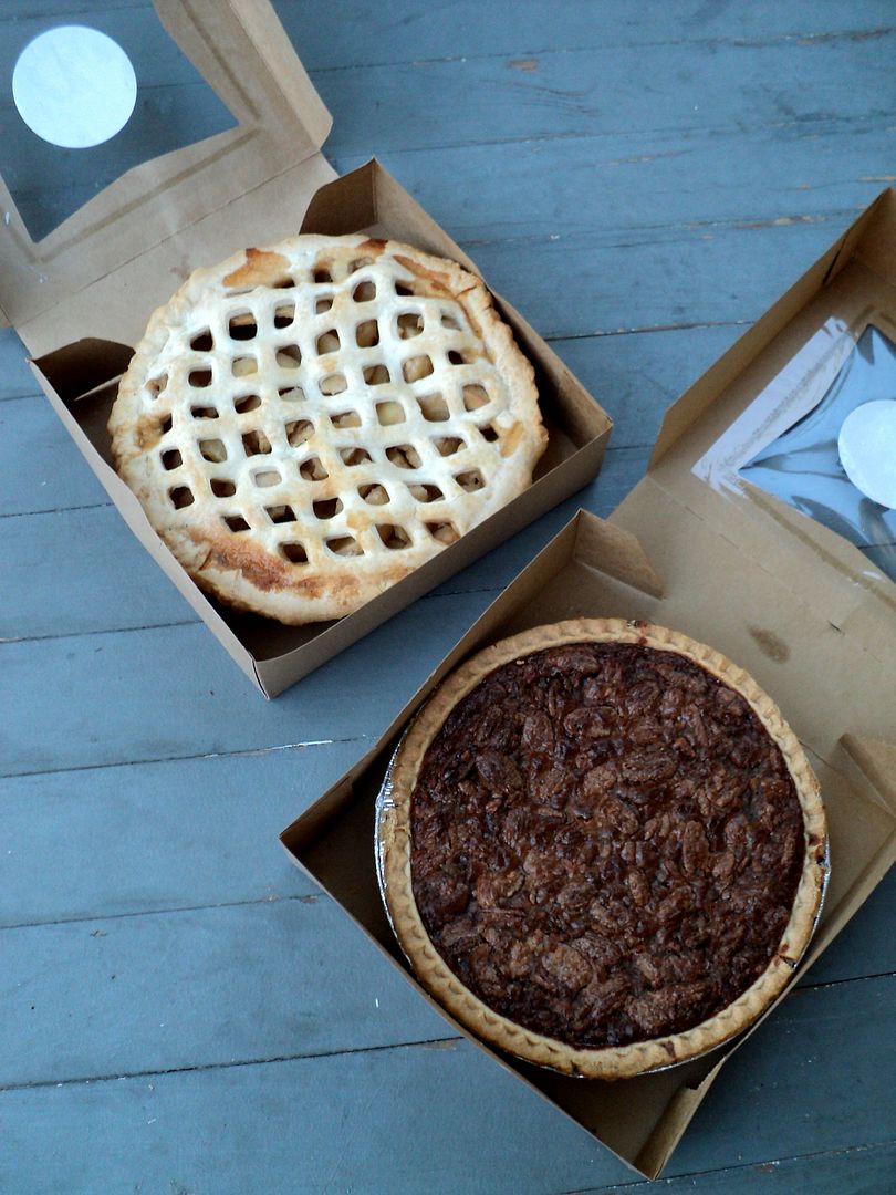 leaves and flours vegan apple lattice pecan pie