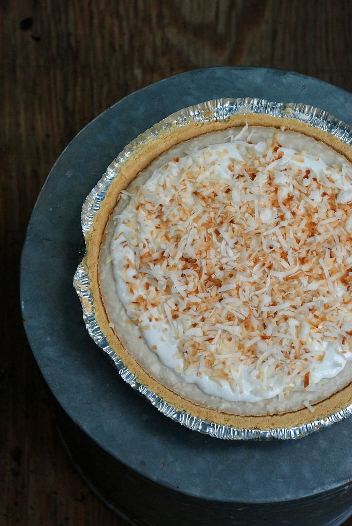 leaves and flours vegan Coconut Cream Pie