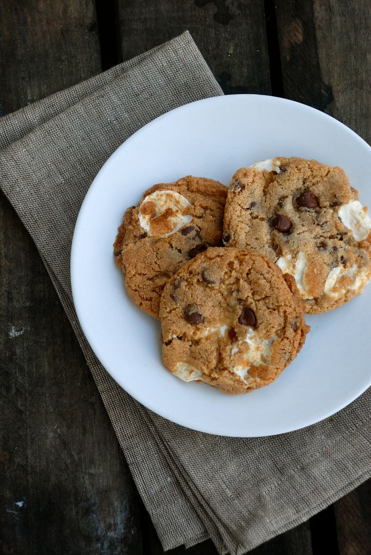 leaves and flours vegan S'mores Cookies
