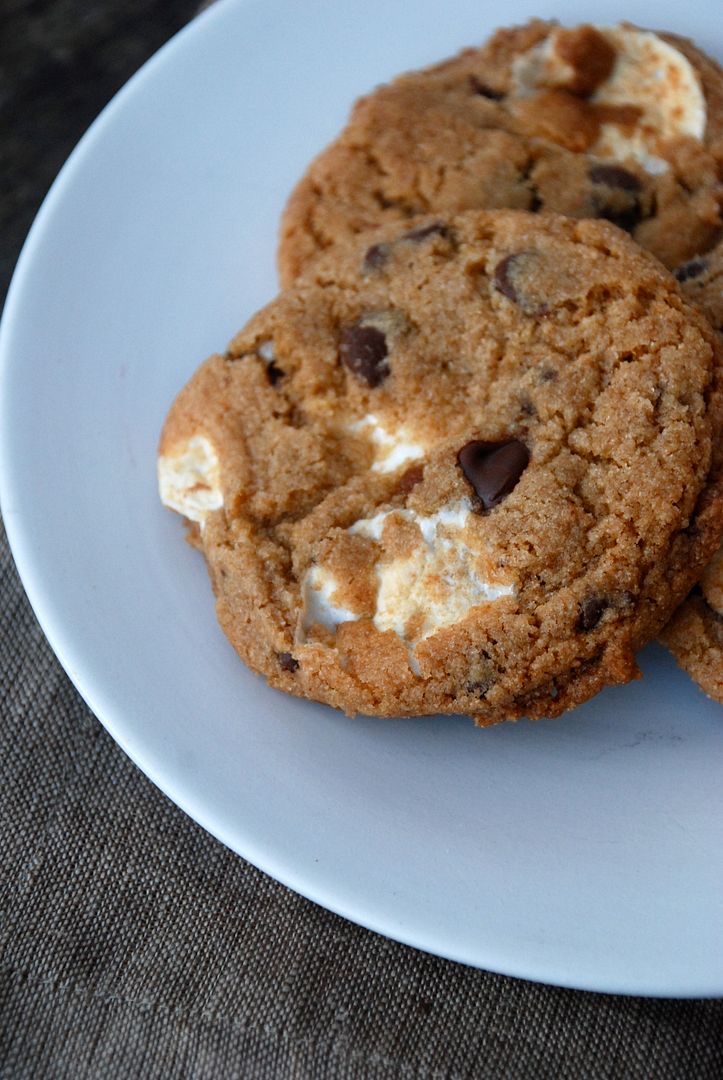 leaves and flours vegan S'mores Cookies