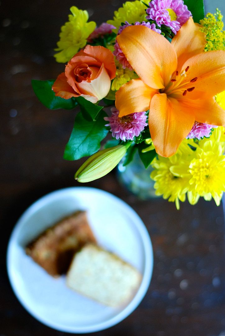 leaves and flours vegan Citrus Pistachio Pound Cake 