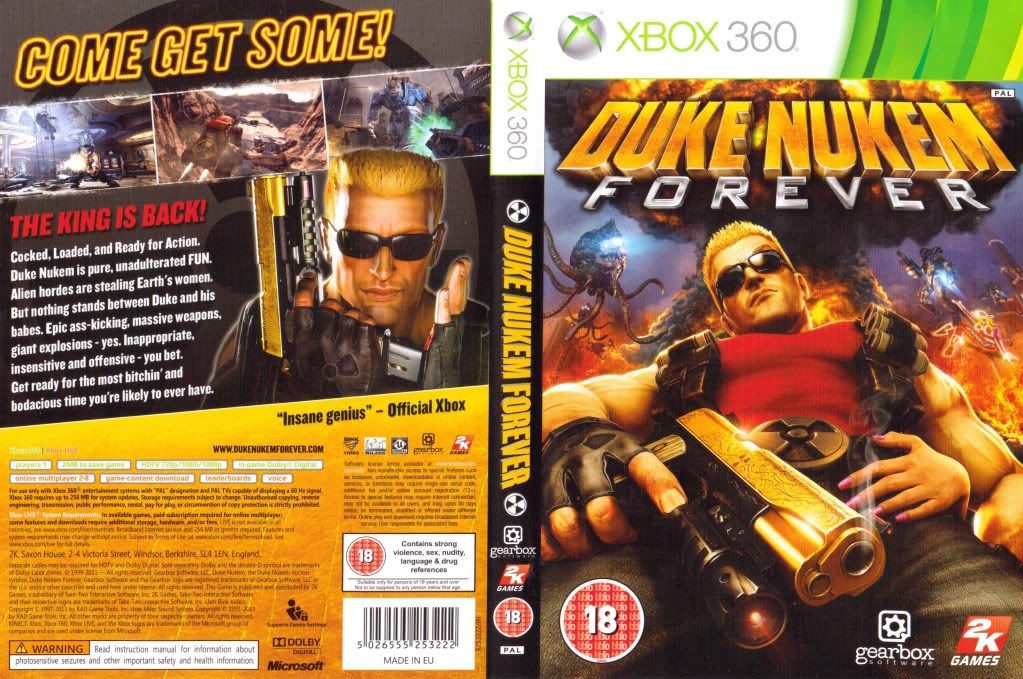 Details about XBOX 360 DUKE NUKEM FOREVER 18+ GAME COMPLETE VGC FREE ...