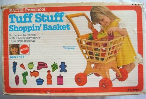 vintage mattel tuff stuff shopping cart