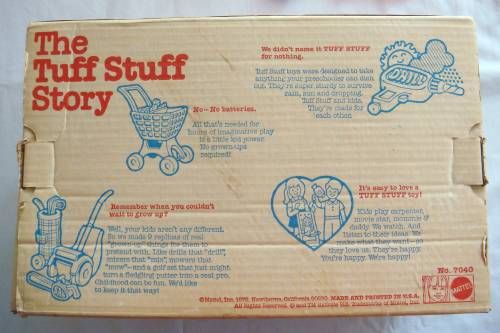 vintage mattel tuff stuff shopping cart