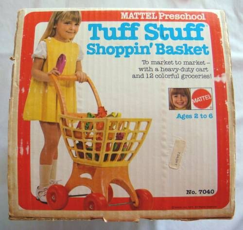 vintage mattel tuff stuff shopping cart