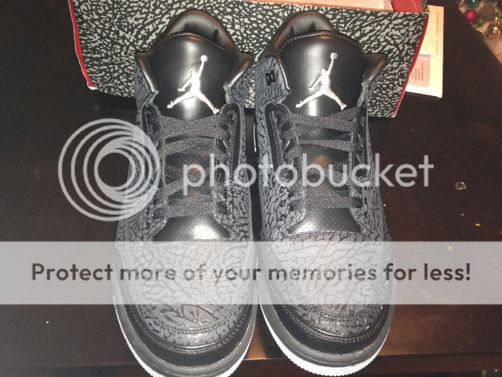 Nike Air Jordan Retro 3 III Black Flip Size 11 (Lebron, Kobe)  
