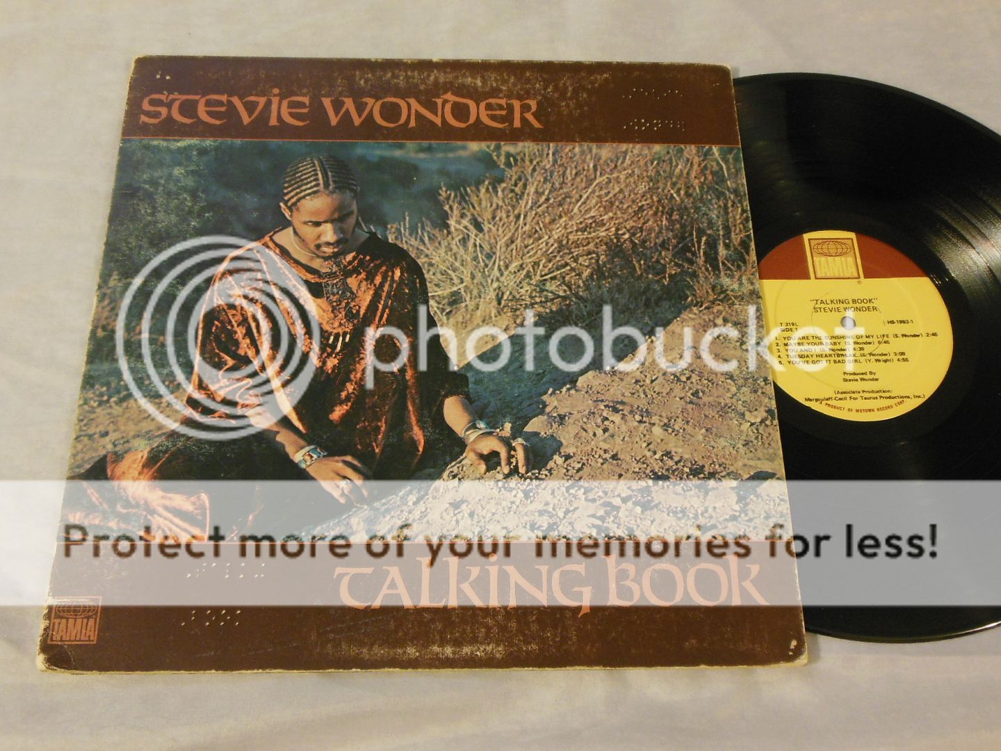 Stevie Wonder - Talking Book 1972 LP Vinyl - Tamla - T 319L - Soul