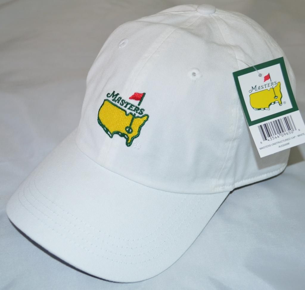 2014 MASTERS WHITE Slouch Golf HAT from AUGUSTA NATIONAL | eBay