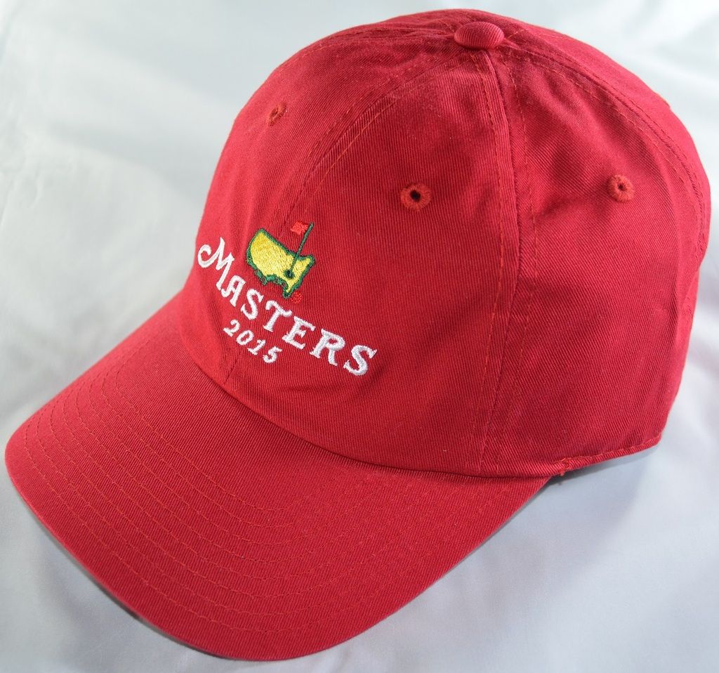 2015 DATED Masters (RED) Golf HAT from AUGUSTA NATIONAL | eBay