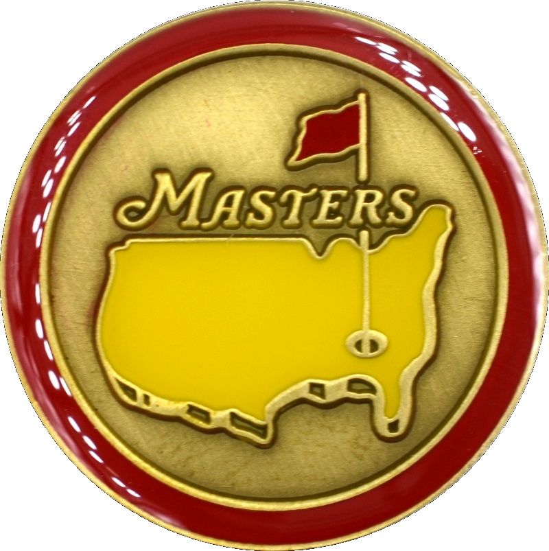 2014 Masters Flat RED Ball Mark MARKER from AUGUSTA NATIONAL eBay