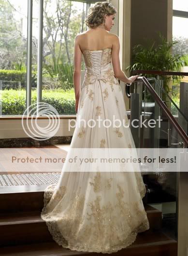 Hochzeitskleid/Brautkleid Ballkleid Abendkleid Gr32 34 36 38 40 42